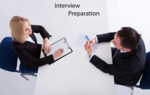 interview session and sitting position